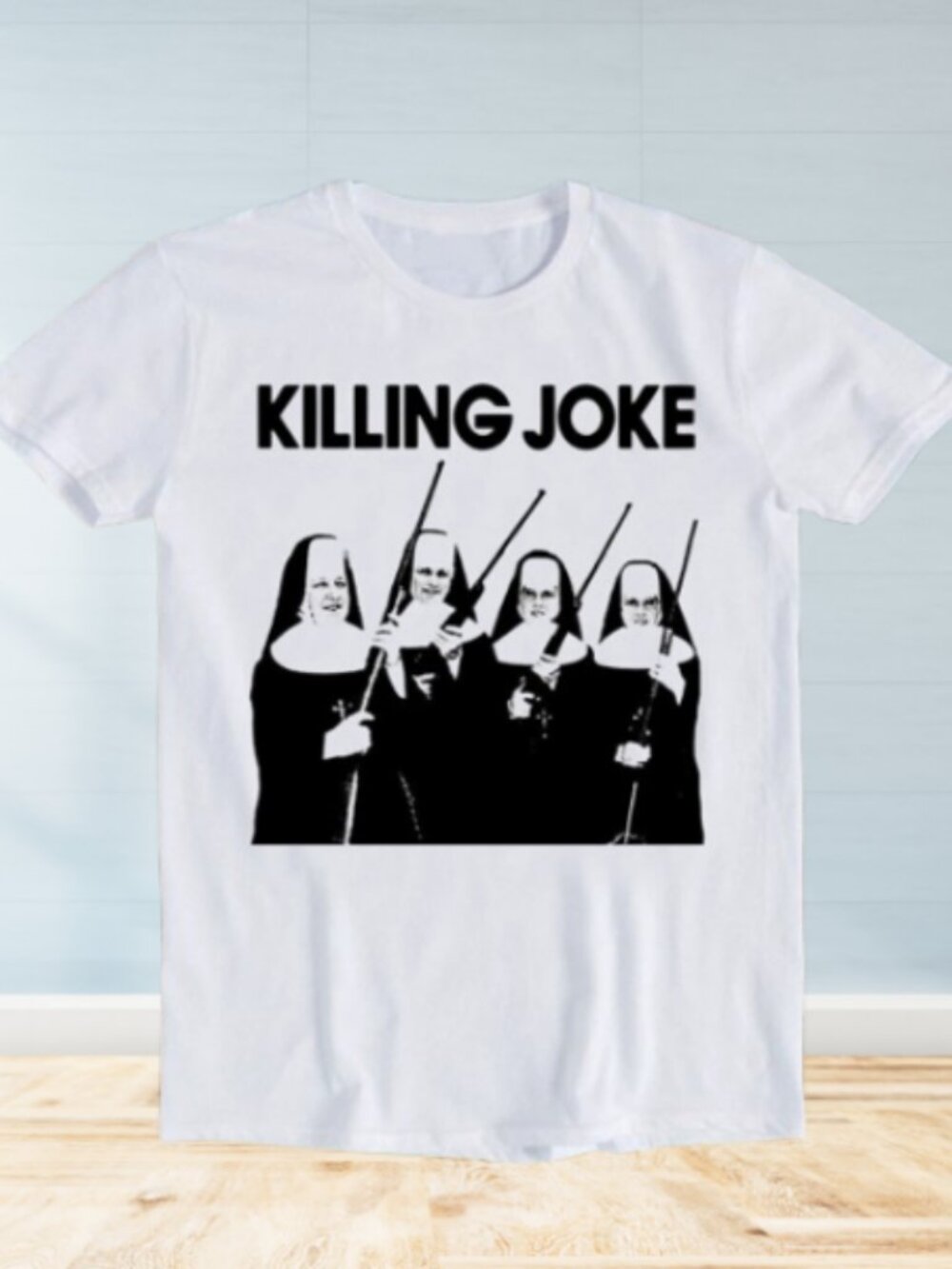 Killing Joke Gun Nun T Shirt